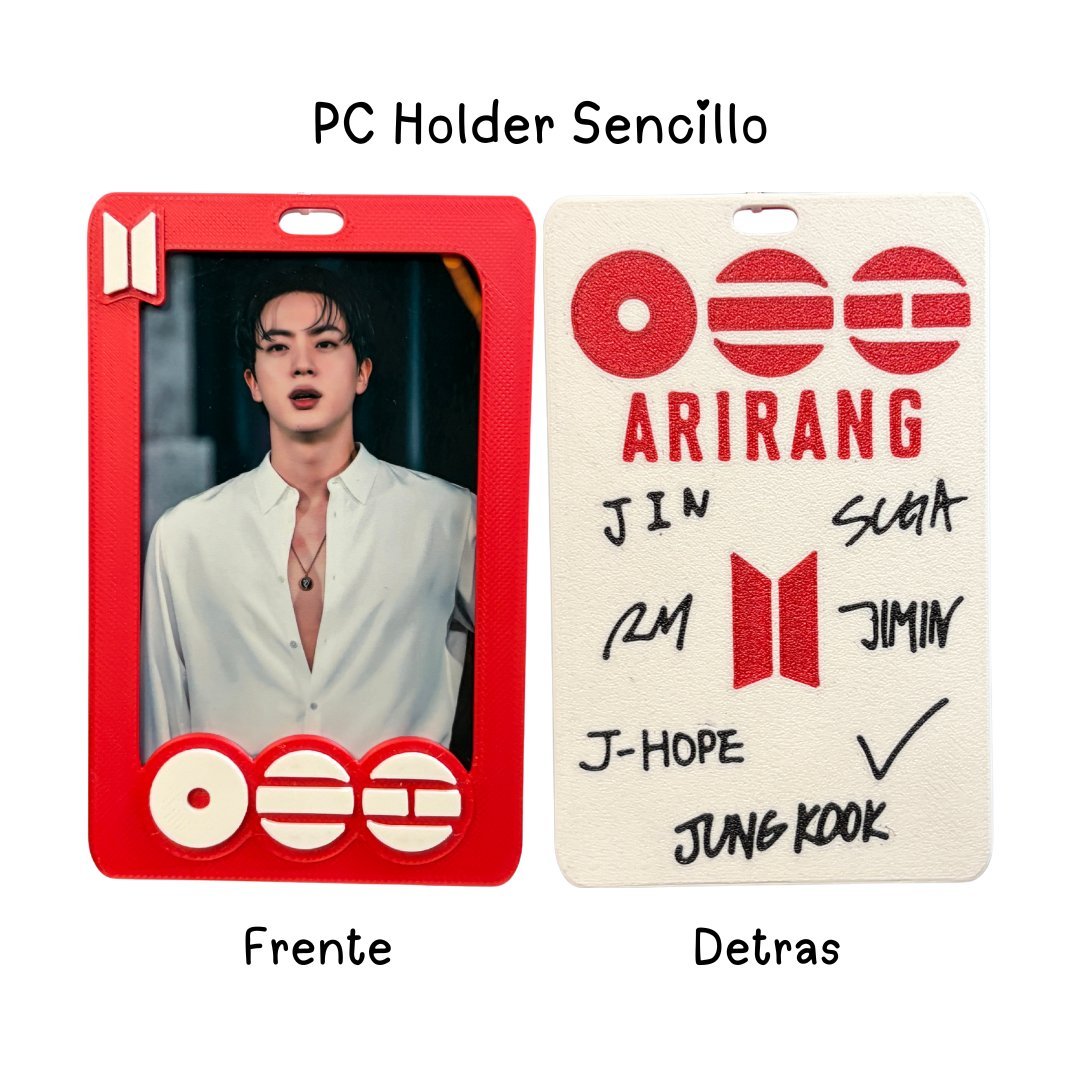 Photocard Holder - ARIRANG Red Edition - Image 2