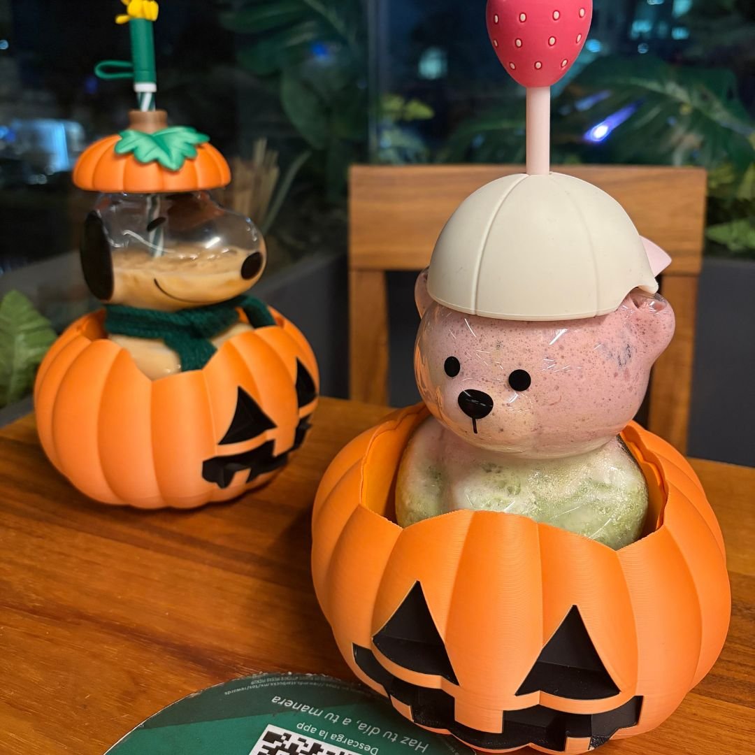 Calabaza para vaso de Snoopy - Imagen 3