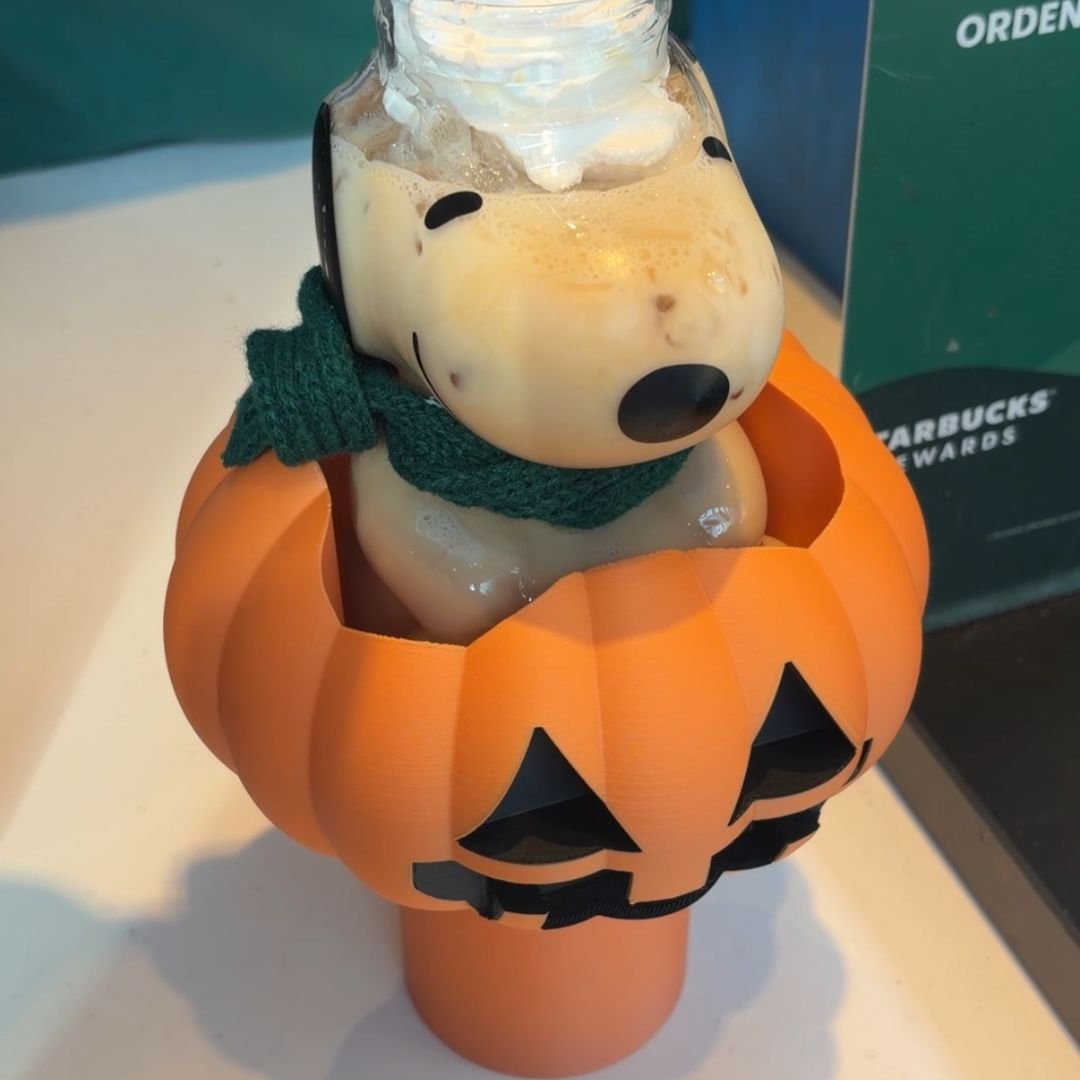Calabaza para vaso de Snoopy - Imagen 4